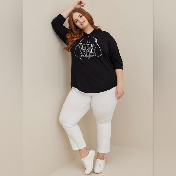 TORRID Star Wars Heritage Slub Darth Vader Hoodie Size 4 - Picture 3 of 11